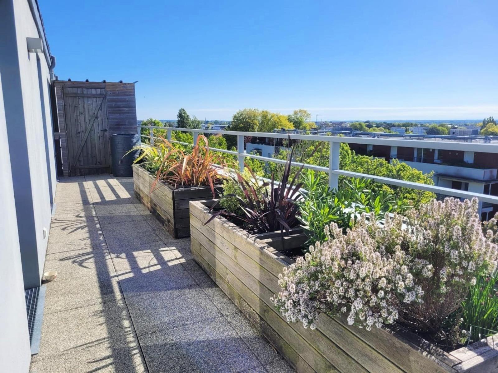 Le Nid : Rooftop Moderne Surplombant La Ville Nantes Zewnętrze zdjęcie
