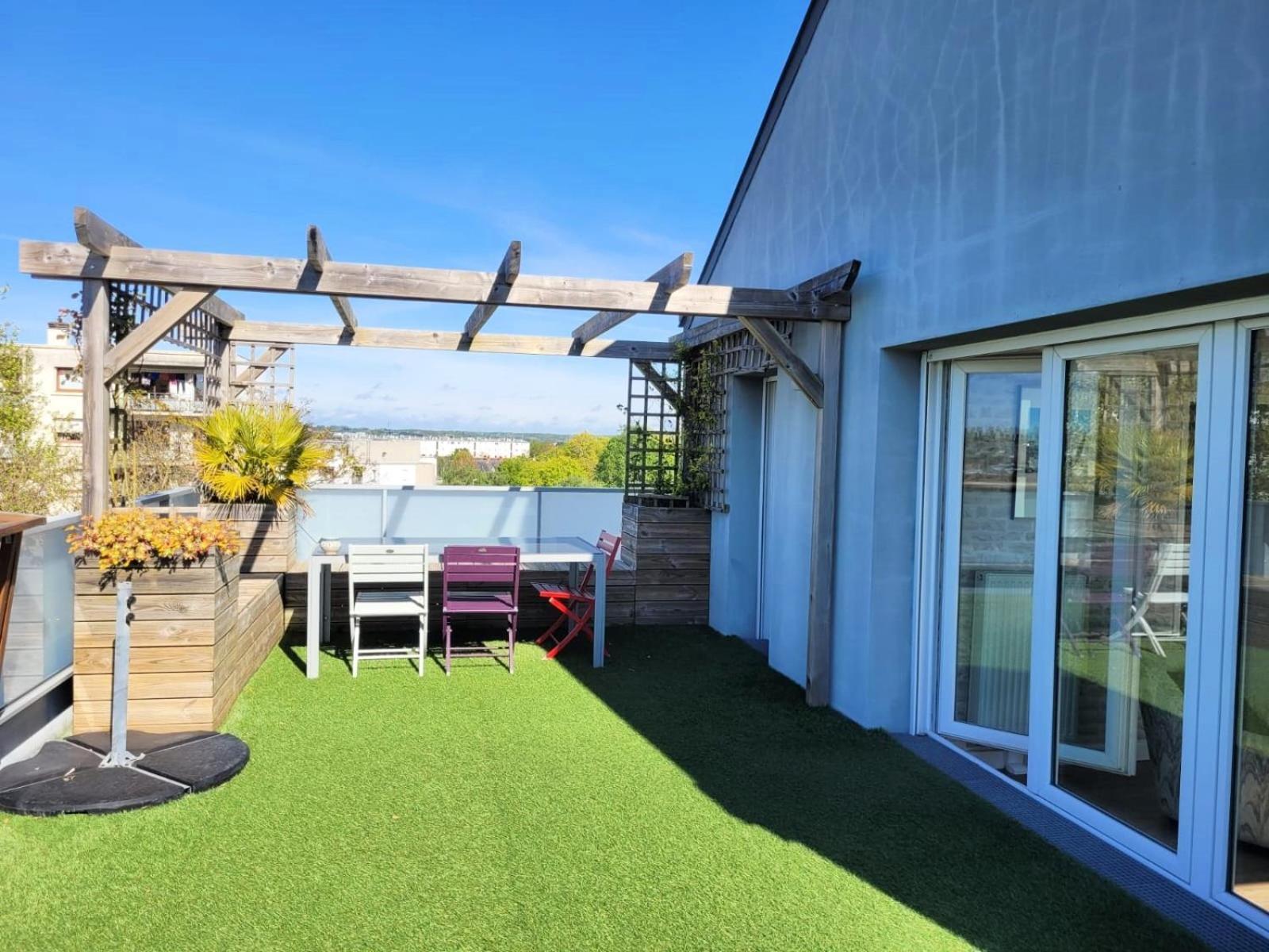 Le Nid : Rooftop Moderne Surplombant La Ville Nantes Zewnętrze zdjęcie